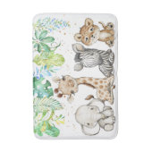 Safari Baby Animals Kinder Badmat (Voorkant Verticaal)