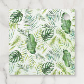 Safari Baby Animals Oerwoud Tropisch Baby shower Bedankjes Labels (Achterkant)