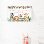 Safari Baby Borrel Custom Banner - Jungle Dieren (Insitu)