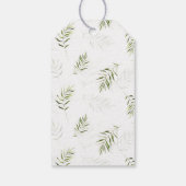 Safari Baby Dieren Baby shower Cadeaulabel (Achterkant)