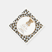 Safari Baby Dieren Baby shower Servet (Hoek)