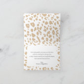 Safari Baby Dieren Wild Een Baby Jongen Douche Bedankkaart (Binnen)