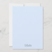 Safari Baby Douche Uitnodigingen op Star Moon Sky (Achterkant)