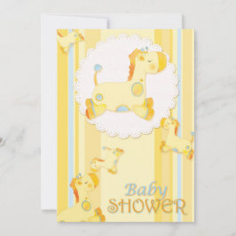 Safari Baby Giraffe Baby shower Kaart