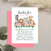 Safari Baby Girl Boeken voor Baby Kaart | Jungle