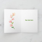 Safari Baby Lion Happy 1st Birthday Card Kaart (Binnen)