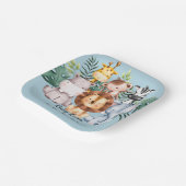 SAFARI BABY SHOWER AANGEPASTE PAPIEREN BORDEN BORDJE (Gebogen)