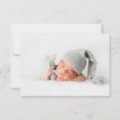 Safari Baby Shower Baby Animals Photo Bedankkaart (Achterkant)