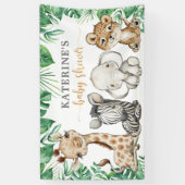 Safari Baby shower Banner (Verticaal)