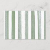 Safari Baby shower Boek Aanvraag Kaart (Achterkant)