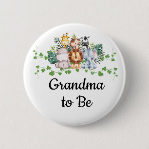 Safari Baby shower Button
