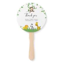 Safari Baby shower Cute Oerwoud Animals Neutraal