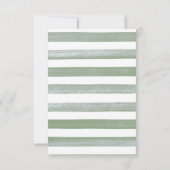 Safari Baby shower Dank u kaarten voor een jongen (Achterkant)