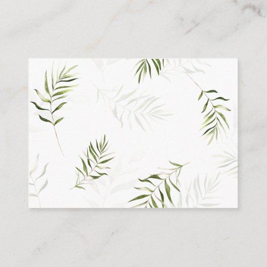 Safari Baby shower Diaper Raffle Kaart (Achterkant)