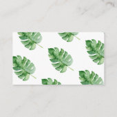 Safari Baby shower Diaper Raffle Kaart (Achterkant)