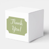 Safari Baby shower Favor Boxen Bedankdoosjes (Achterkant)