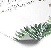 Safari Baby shower Favorieten teken Poster (Hoek)