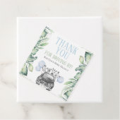 Safari Baby shower Hartelijk dank Bedankjes Labels (In situ)