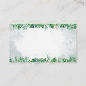 Safari Baby shower I Aanvraag van het Birthday Boo Informatiekaartje (Achterkant)