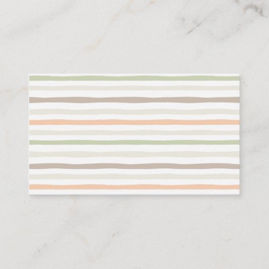 Safari Baby shower I Aanvraag van het Birthday Boo Informatiekaartje (Achterkant)