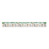 Safari Baby shower I Birthday Animals Satin Ribbon Satijnen Lint (Voorkant)
