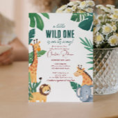 safari-Baby shower Kaart