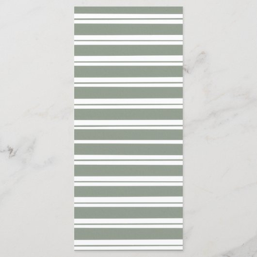 Safari Baby Shower Menu Template (Achterkant)