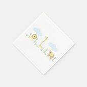Safari Baby shower Napkins Servet (Hoek)