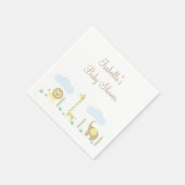 Safari Baby shower Napkins Servet (Hoek)