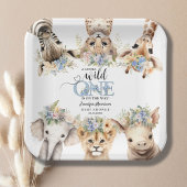 Safari Baby shower Oerwoud Dieren Papier Bord