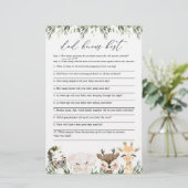 Safari Baby shower Pa kent best game (Staand voorkant)