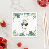 Safari Baby shower Papier servet rijden onder de d (Insitu)