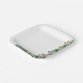 Safari Baby shower Papieren Bordje (Gebogen)