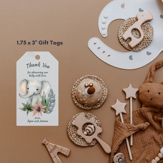 Safari Baby shower Party Favor Cadeau Labels Cadeaulabel