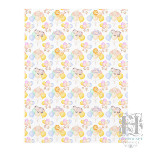 Safari Baby Shower Schrapboek Papier