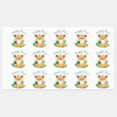 Safari baby shower stickers (Vel)