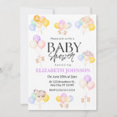 Safari Baby Shower Uitnodiging (Voorkant)