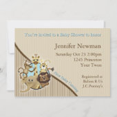 Safari Baby shower Uitnodiging (Voorkant)