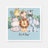 SAFARI BABY SHOWER UITNODIGING, DOWNLOADBAAR SERVET (Voorkant)