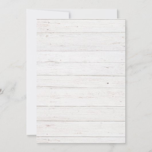 Safari Baby shower-uitnodiging Kaart (Achterkant)