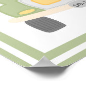 Safari Baby shower Welkomstteken Poster (Hoek)