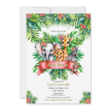 Safari Baby shower Wild One is onderweg