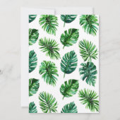 Safari Baby shower Wild One is onderweg Kaart (Achterkant)