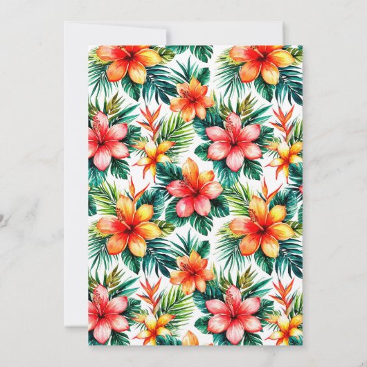 Safari Baby shower Wild One is onderweg Kaart (Achterkant)