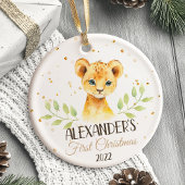 Safari Baby's eerste kerst Ornament