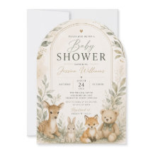Safari babyshower uitnodiging