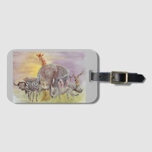 Safari bagagelabel