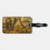 safari bagagelabel (Achterkant horizontaal)