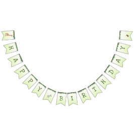 Safari beesten gefeliciteerd verjaardagsfeest vlaggetjes