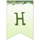 Safari beesten gefeliciteerd verjaardagsfeest vlaggetjes (Tweede vlag)